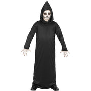 Op deze afbeelding zie je een Kostuums, van het merk Widmann. Grim Reaper Jongen Kostuum