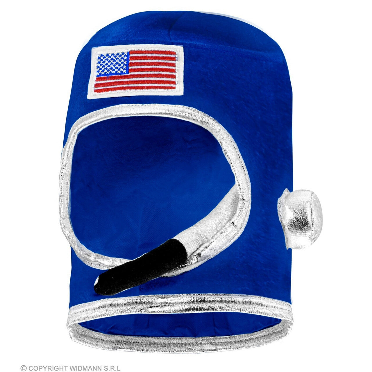 Op deze afbeelding zie je een Accessoires, van het merk Widmann. Alex USA Astronaut Helm Blauw