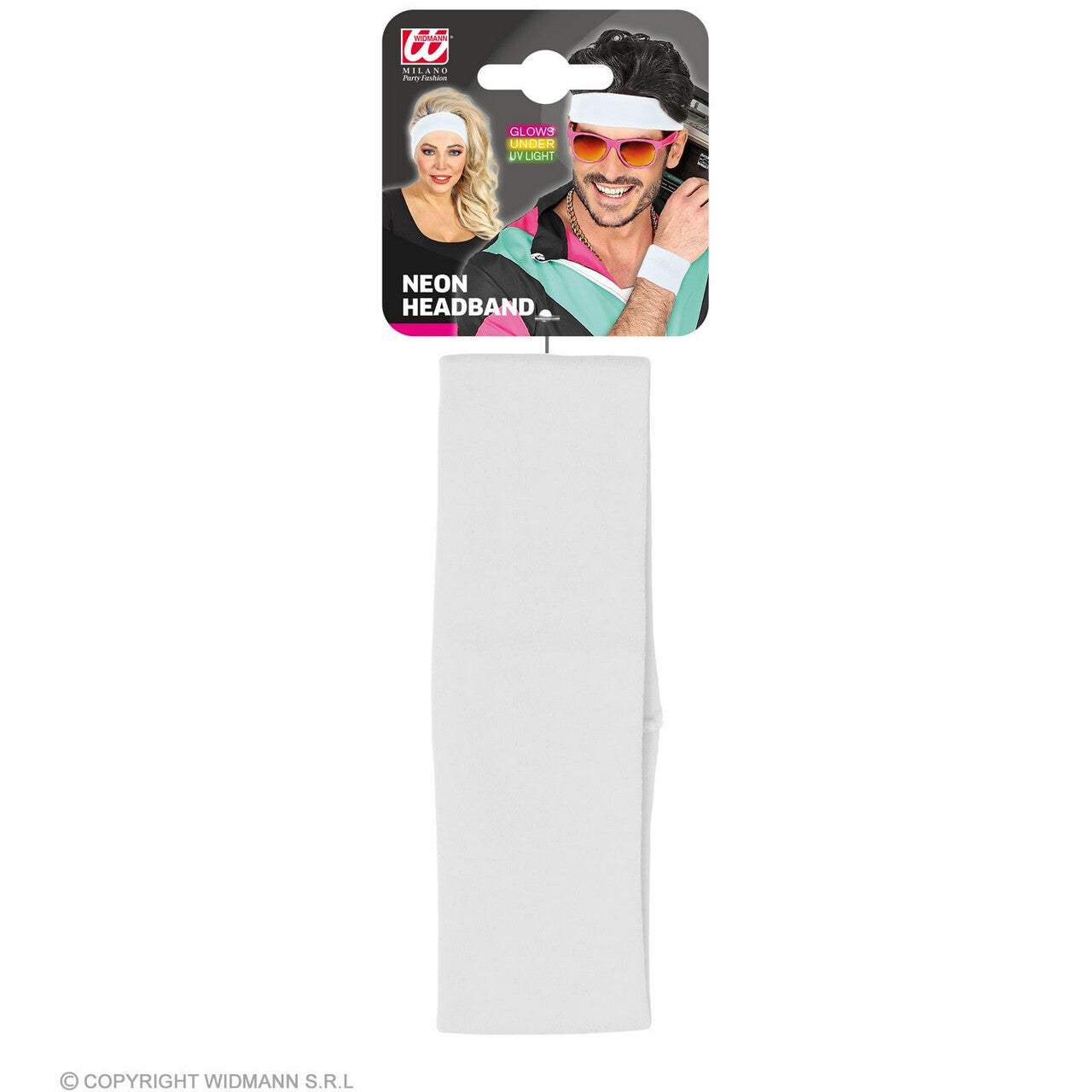 Op deze afbeelding zie je een Accessoires, van het merk Widmann. Witte Headband Als Je Voor Pret Bent