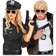 Op deze afbeelding zie je een Accessoires, van het merk Widmann. Stop Of Ik Schiet Glock Pistool