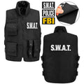 Zwart Vest Swat Police Fbi