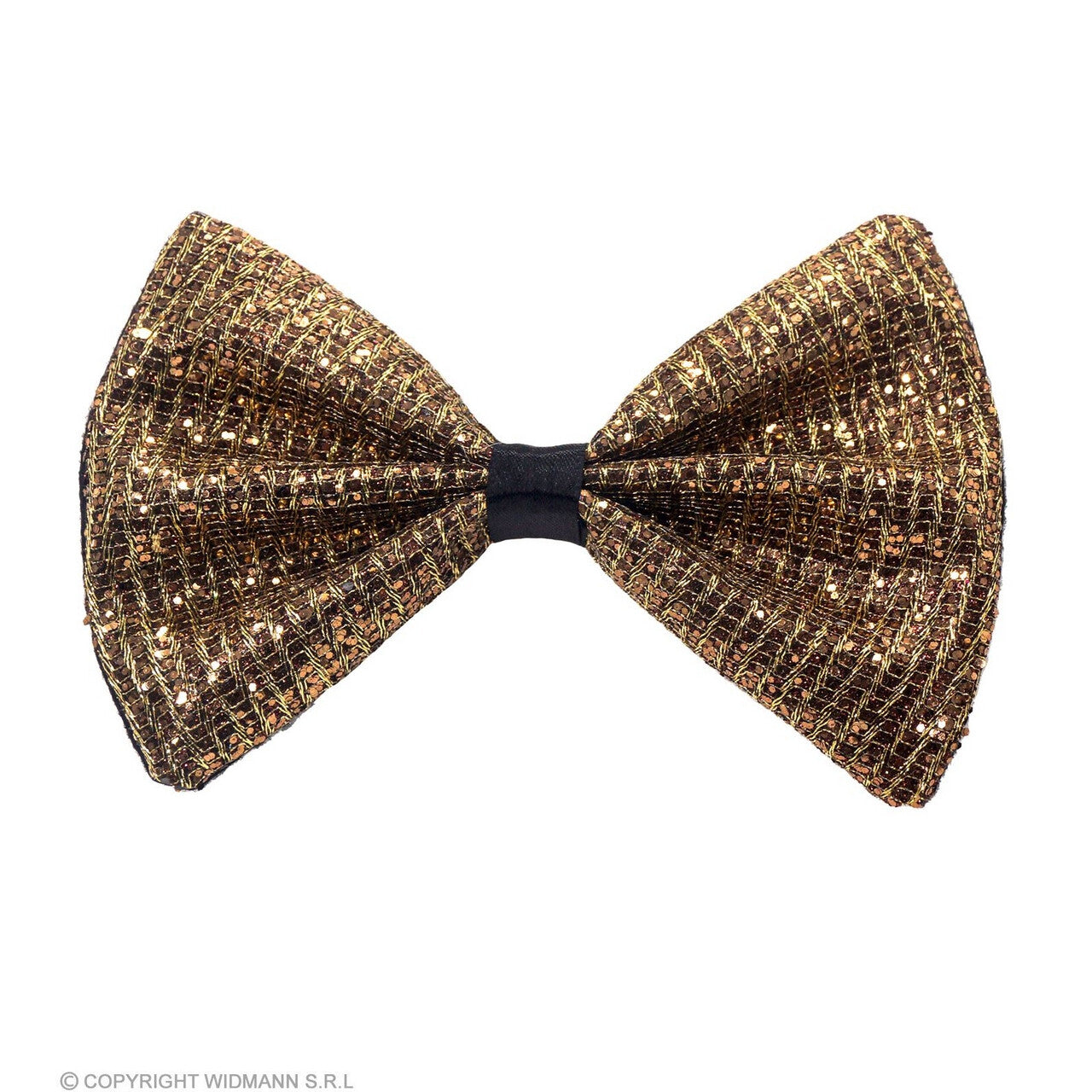 Op deze afbeelding zie je een Accessoires, van het merk Widmann. Schitterende Gouden Vlinderdas Met Glinsters