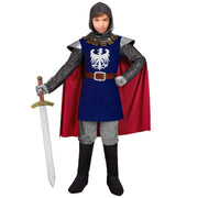 Op deze afbeelding zie je een Kostuums, van het merk Widmann. Ridder Van Blauw Adelaarshorst Kind Kostuum