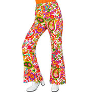 Op deze afbeelding zie je een Kostuums, van het merk Widmann. Super 60s Peace And Flower Broek Vrouw