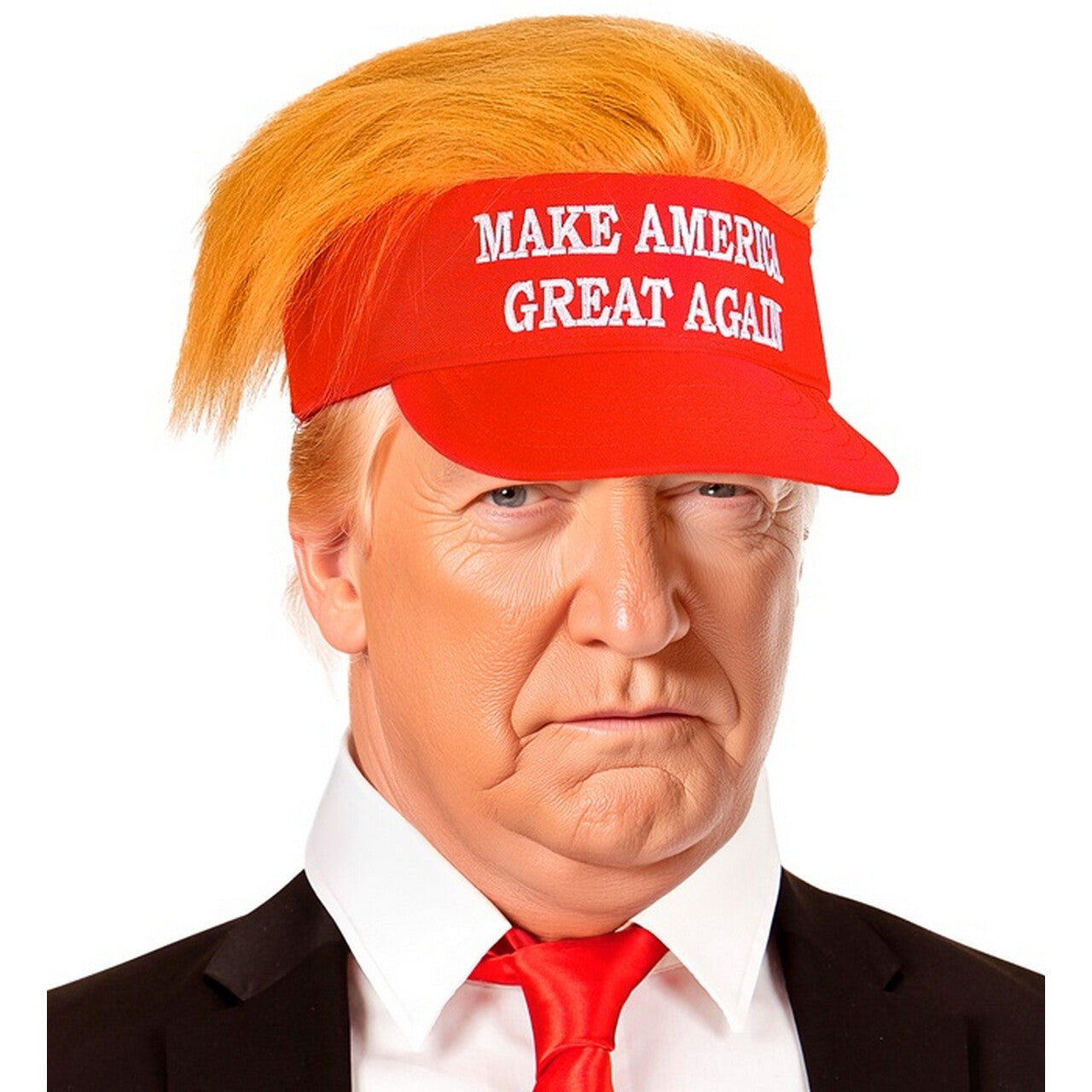 Op deze afbeelding zie je een Accessoires, van het merk Widmann. Make America Great Again President Pet Met Haar