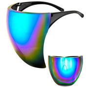 Op deze afbeelding zie je een Accessoires, van het merk Widmann. Face Bril Space Alien