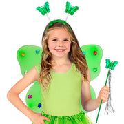 Op deze afbeelding zie je een Accessoires, van het merk Widmann. Groene Vlinder Sterrenfee Set