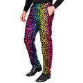 Super Foute Regenboog Luipaardprint Broek Man