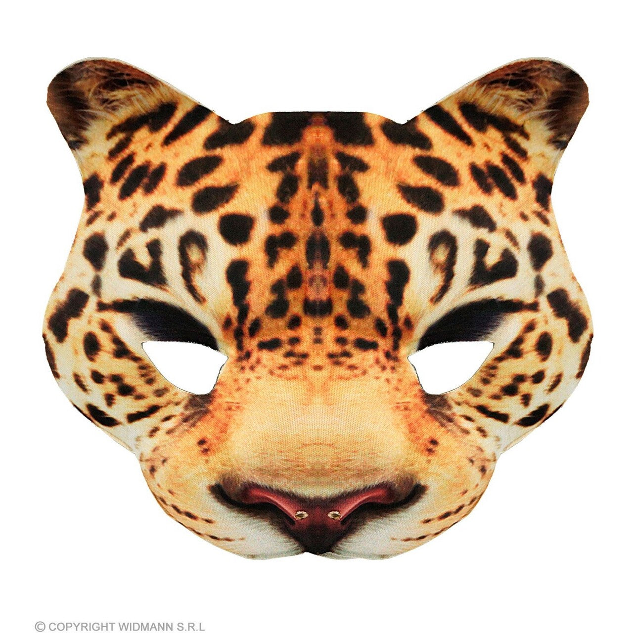 Op deze afbeelding zie je een Accessoires, van het merk Widmann. Super Echt Kinloos Masker Luipaard