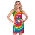 Pailletten Jurk Hippie Tie Dye Colour Bomb Vrouw