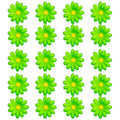 Groene Bloemendecoratie 20 Stuks
