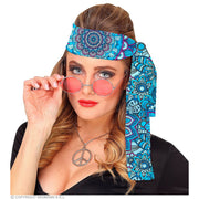Op deze afbeelding zie je een Accessoires, van het merk Widmann. So 60s Hoofdband Mandala Blauw