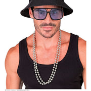 Op deze afbeelding zie je een Accessoires, van het merk Widmann. Dubbele Kralen Ketting Zilver