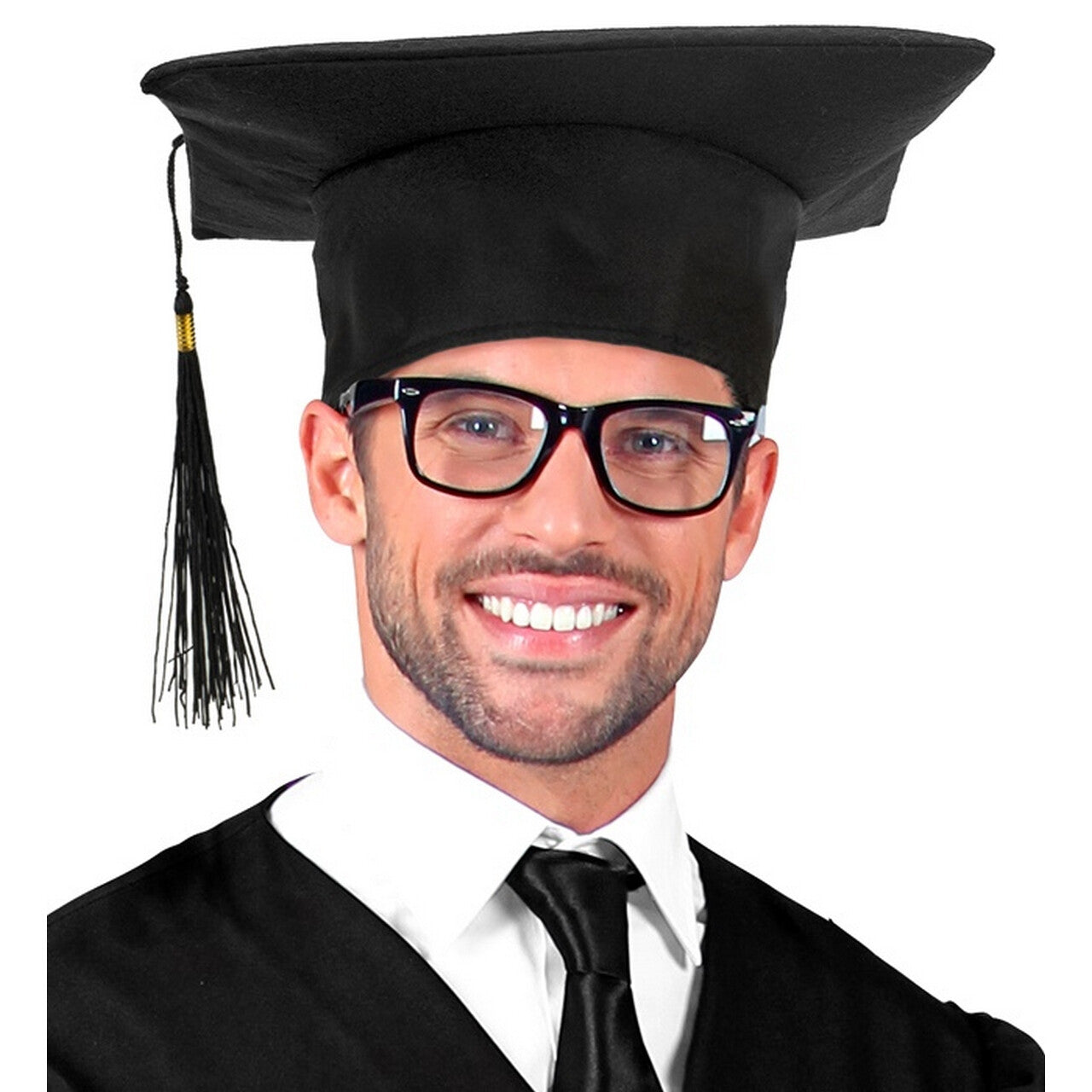 Op deze afbeelding zie je een Accessoires, van het merk Widmann. Geslaagde Student Hoed