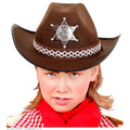 Cowboyhoed Bruin Met Sheriff Ster Kind
