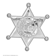 Op deze afbeelding zie je een Accessoires, van het merk Widmann. Sheriff Ster Zilver
