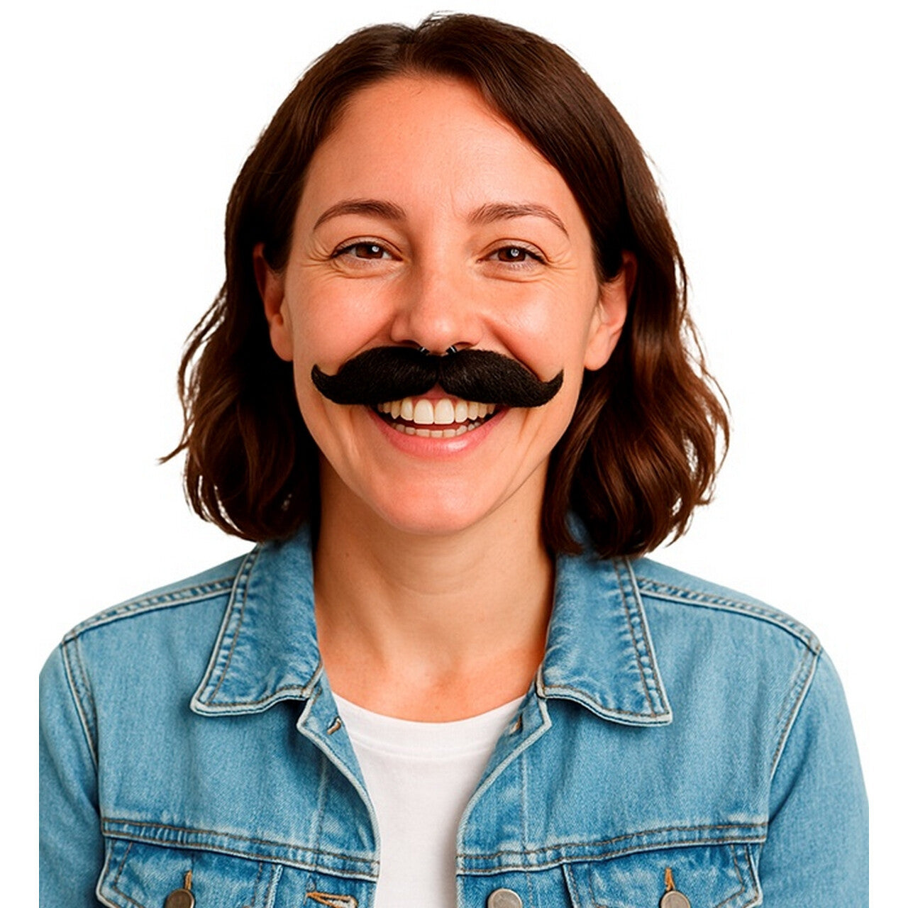 Op deze afbeelding zie je een Accessoires, van het merk Widmann. Dat Zit Wel Snor Vormbare Snor