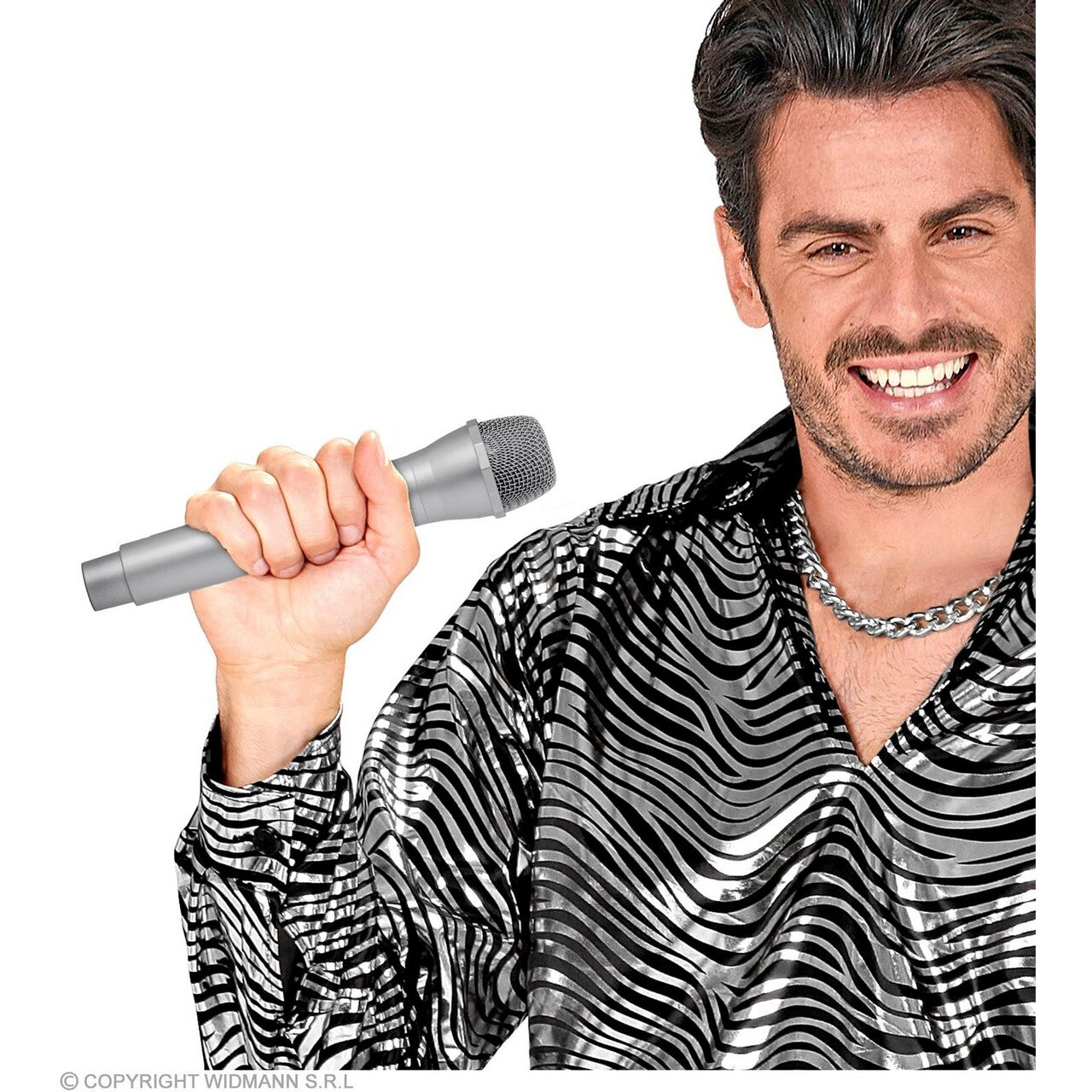 Op deze afbeelding zie je een Accessoires, van het merk Widmann. Microfoon Sing Your Heart Out