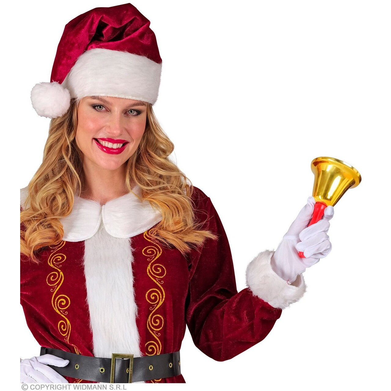 Op deze afbeelding zie je een Accessoires, van het merk Widmann. Kerstman Bel Ding A Dong