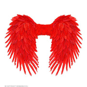 Op deze afbeelding zie je een Accessoires, van het merk Widmann. Veren Vleugels Rood Fly To Love