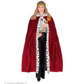Donkerrode Koninklijk Cape 140 Centimeter Kostuum