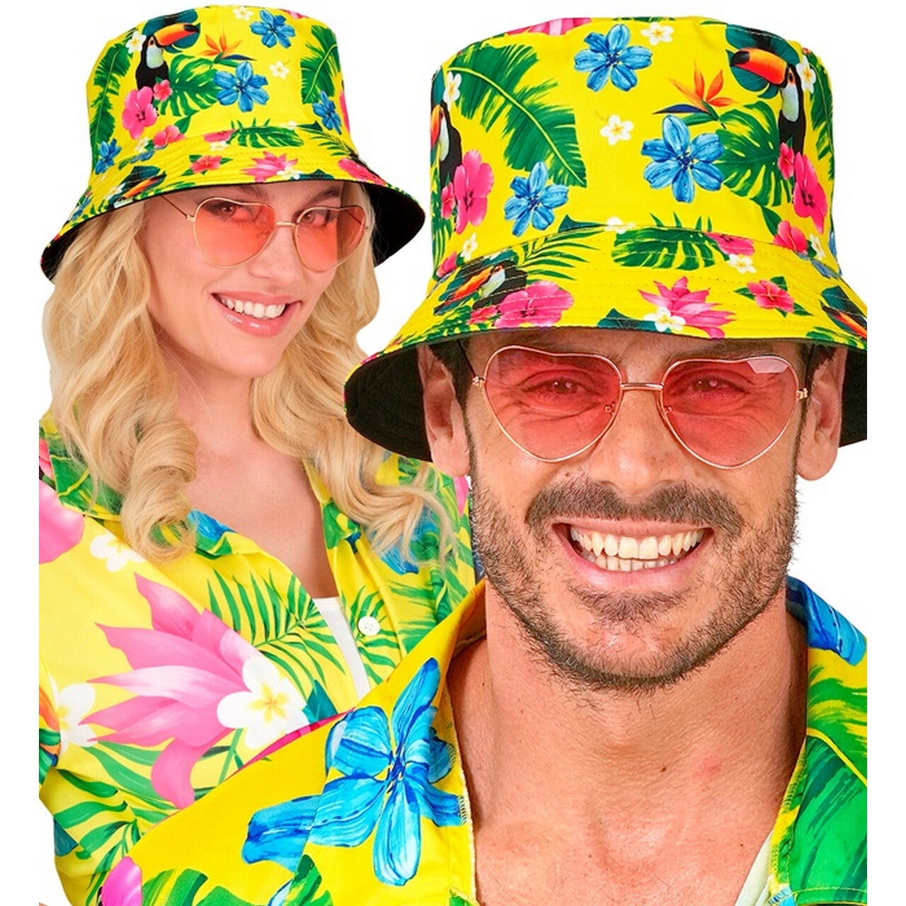 Op deze afbeelding zie je een Accessoires, van het merk Widmann. Bucket Hat Sunny Days