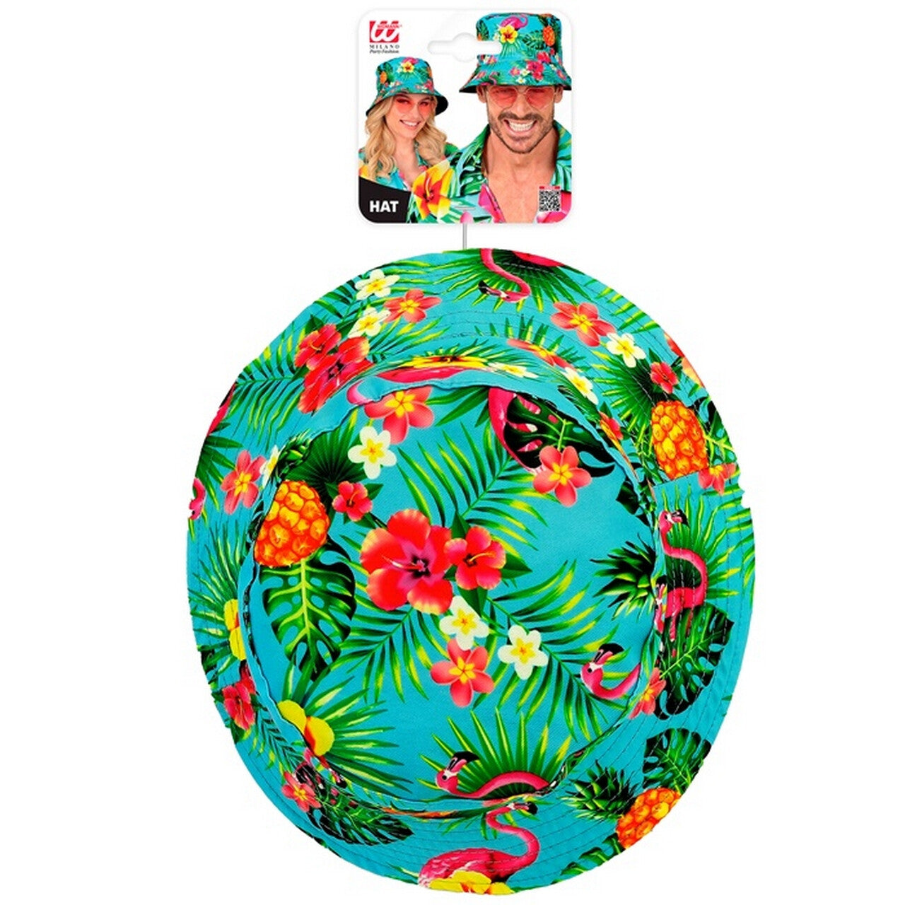Op deze afbeelding zie je een Accessoires, van het merk Widmann. Bucket Hat Summer Vibes