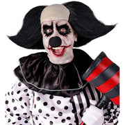 Op deze afbeelding zie je een Accessoires, van het merk Widmann. Pruik Met Kaal Hoofd Clown Sinister