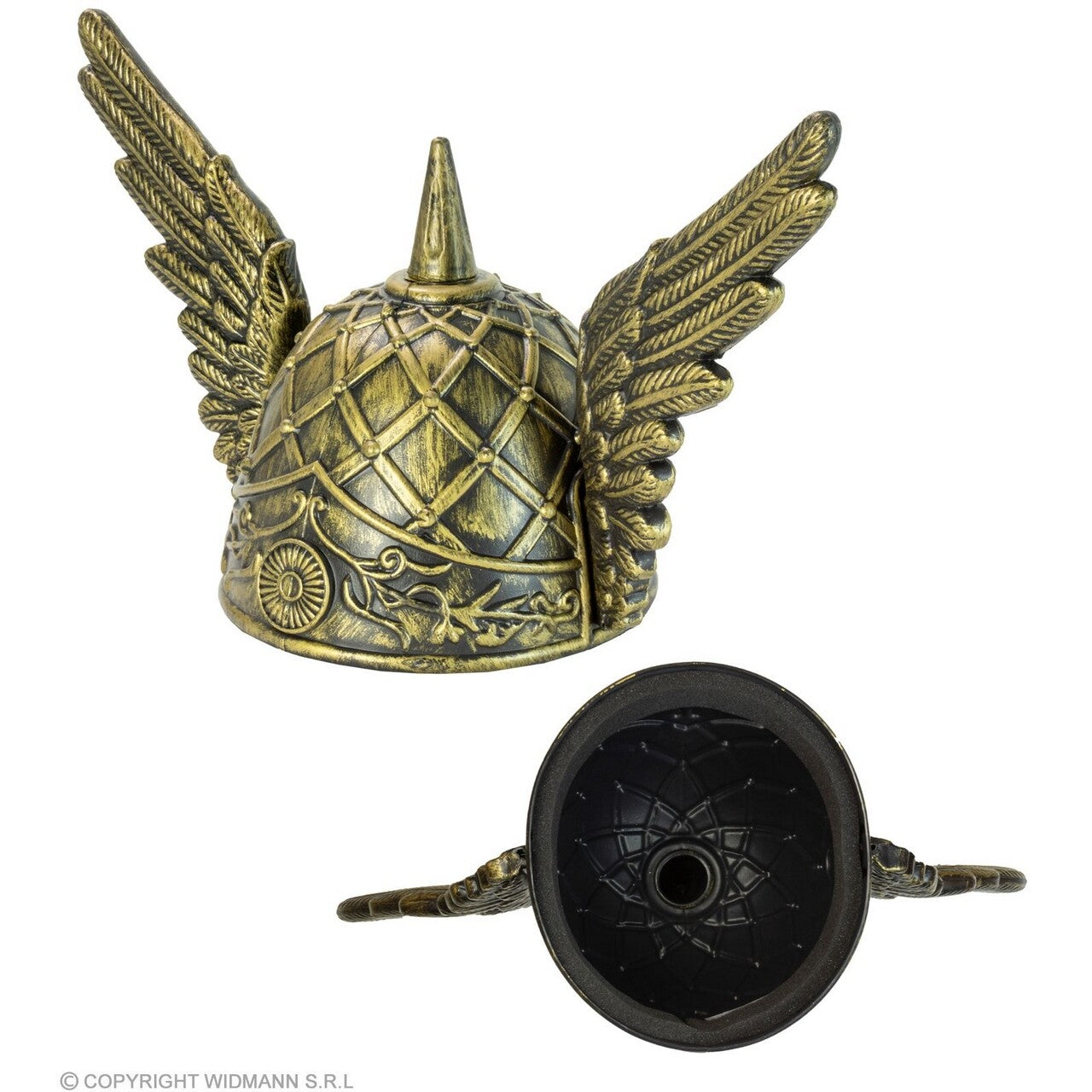 Op deze afbeelding zie je een Accessoires, van het merk Widmann. Viking Helm Met Vleugels