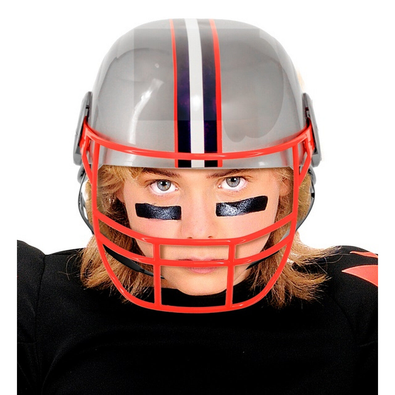 Op deze afbeelding zie je een Accessoires, van het merk Widmann. American Football Helm Sterspeler Kind