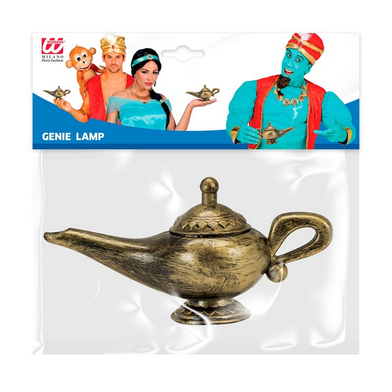 Op deze afbeelding zie je een Decoratie, van het merk Widmann. Genie Wensen Lamp