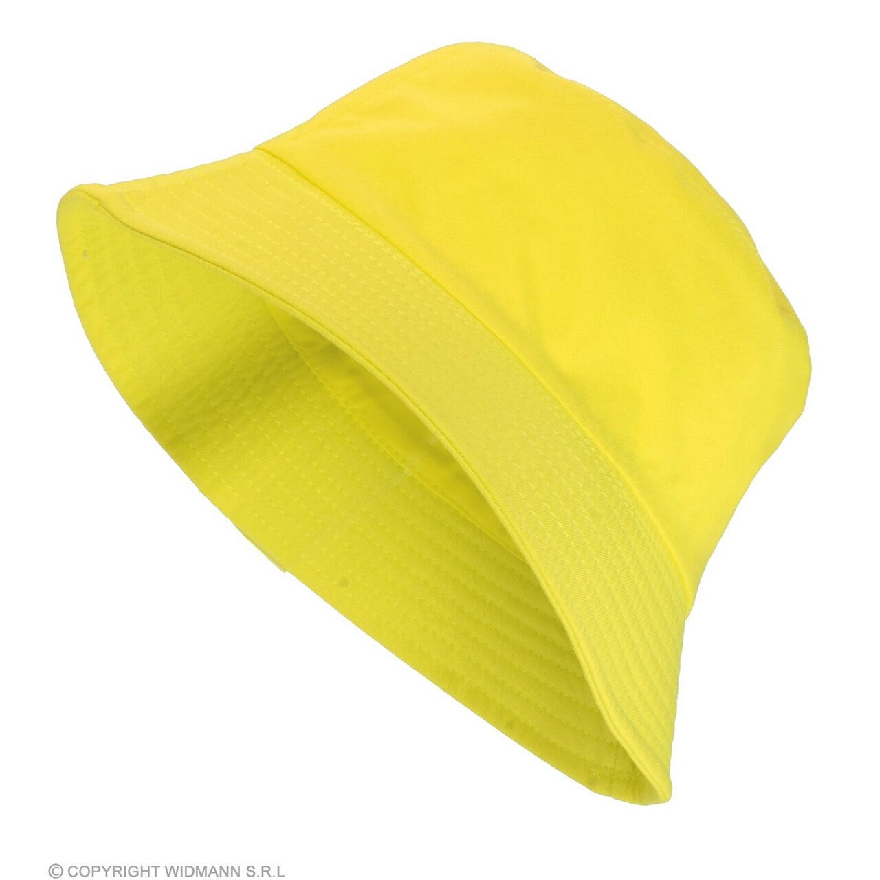 Op deze afbeelding zie je een Accessoires, van het merk Widmann. Bucket Hat Neon Geel Pop Festival
