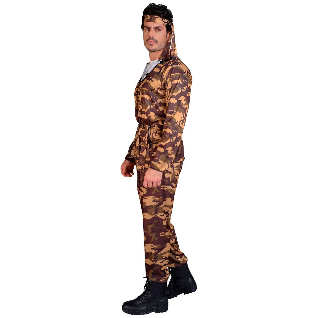 Op deze afbeelding zie je een Kostuums, van het merk Widmann. Soldaat Strijdgraag Man Kostuum