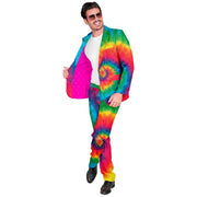 Op deze afbeelding zie je een Kostuums, van het merk Widmann. Fleurig En Kleurig Hippie Man Kostuum