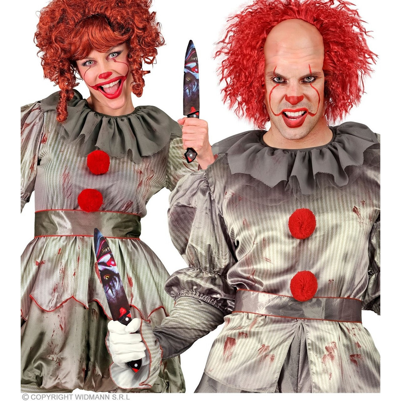 Op deze afbeelding zie je een Accessoires, van het merk Widmann. Horror Mes Clown Time To Kill