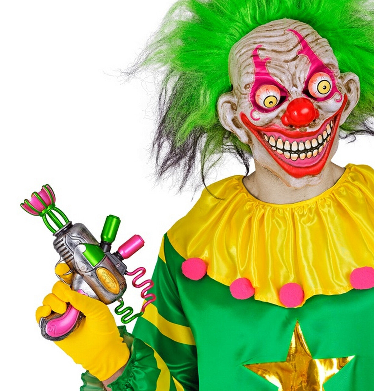 Op deze afbeelding zie je een Accessoires, van het merk Widmann. Vreemd Straal Pistool
