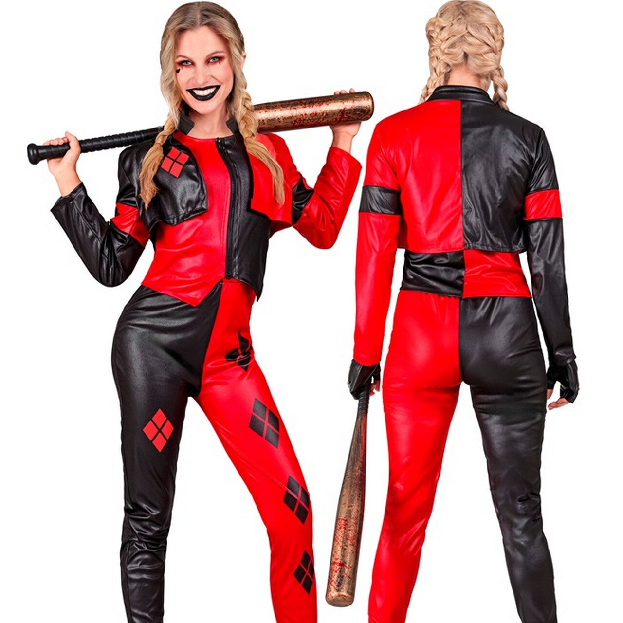 Op deze afbeelding zie je een Accessoires, van het merk Widmann. Bloody Baseball Knuppel
