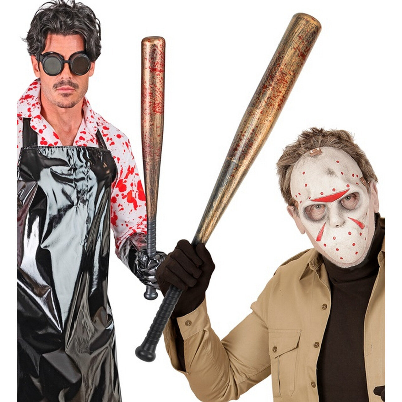 Op deze afbeelding zie je een Accessoires, van het merk Widmann. Bloody Baseball Knuppel