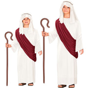 Op deze afbeelding zie je een Kostuums, van het merk Widmann. Schaapsherder De Messias Jongen Kostuum