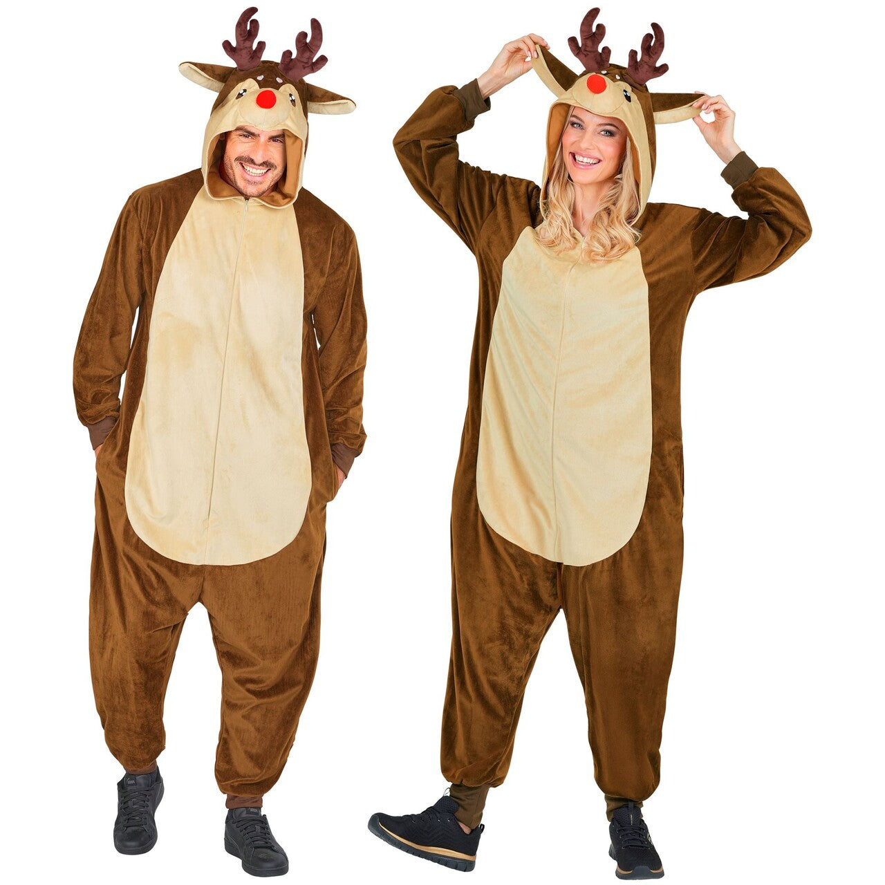 Op deze afbeelding zie je een Kostuums, van het merk Widmann. Ruud Rendier Onesie Kostuum