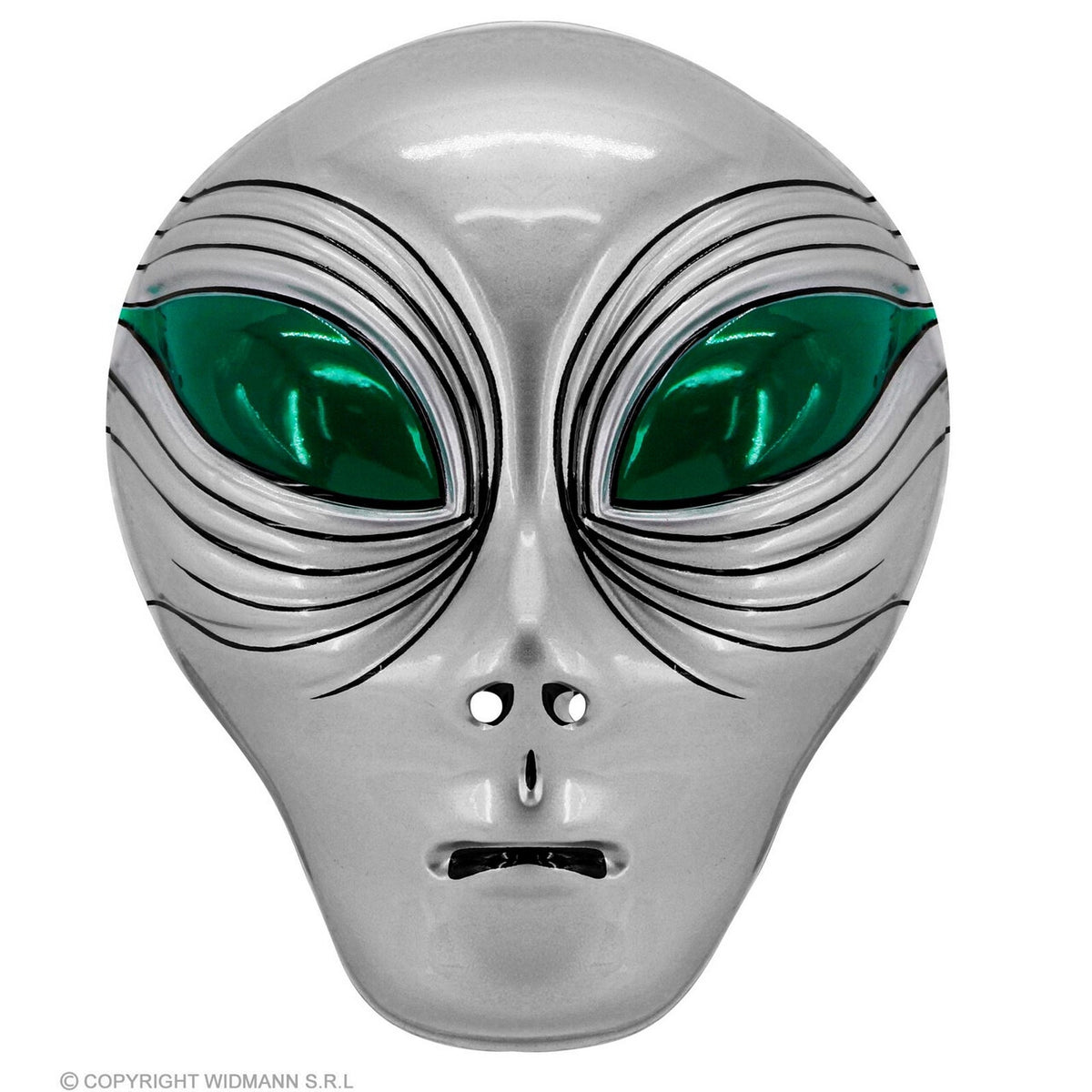 Op deze afbeelding zie je een Accessoires, van het merk Widmann. Buitenaards Wezen Masker