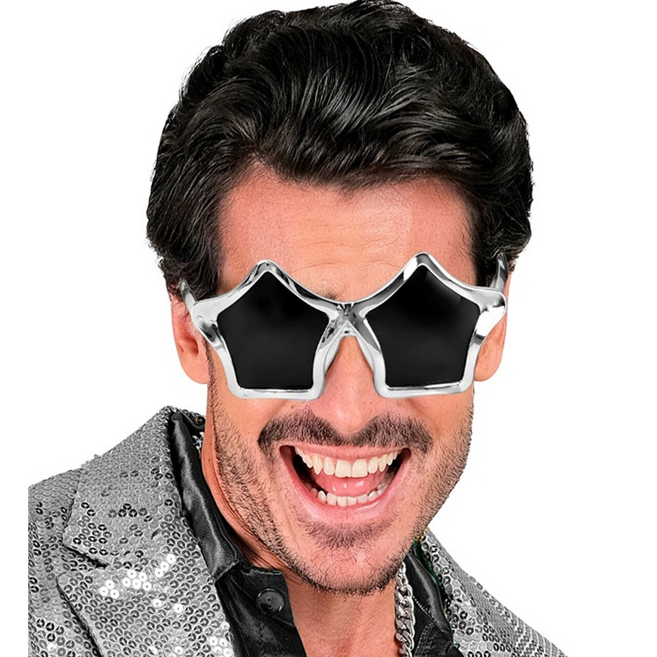 Op deze afbeelding zie je een Accessoires, van het merk Widmann. Bril I Wanna Be A Star