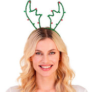 Op deze afbeelding zie je een Accessoires, van het merk Widmann. Hoofdband Green Deer