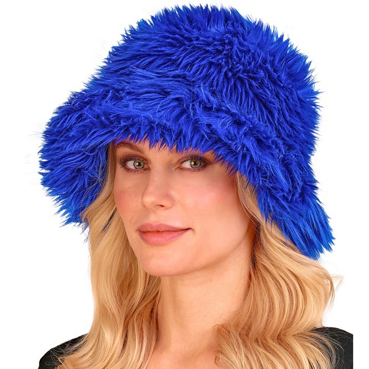 Op deze afbeelding zie je een Accessoires, van het merk Widmann. Warme Buckethat Blauw