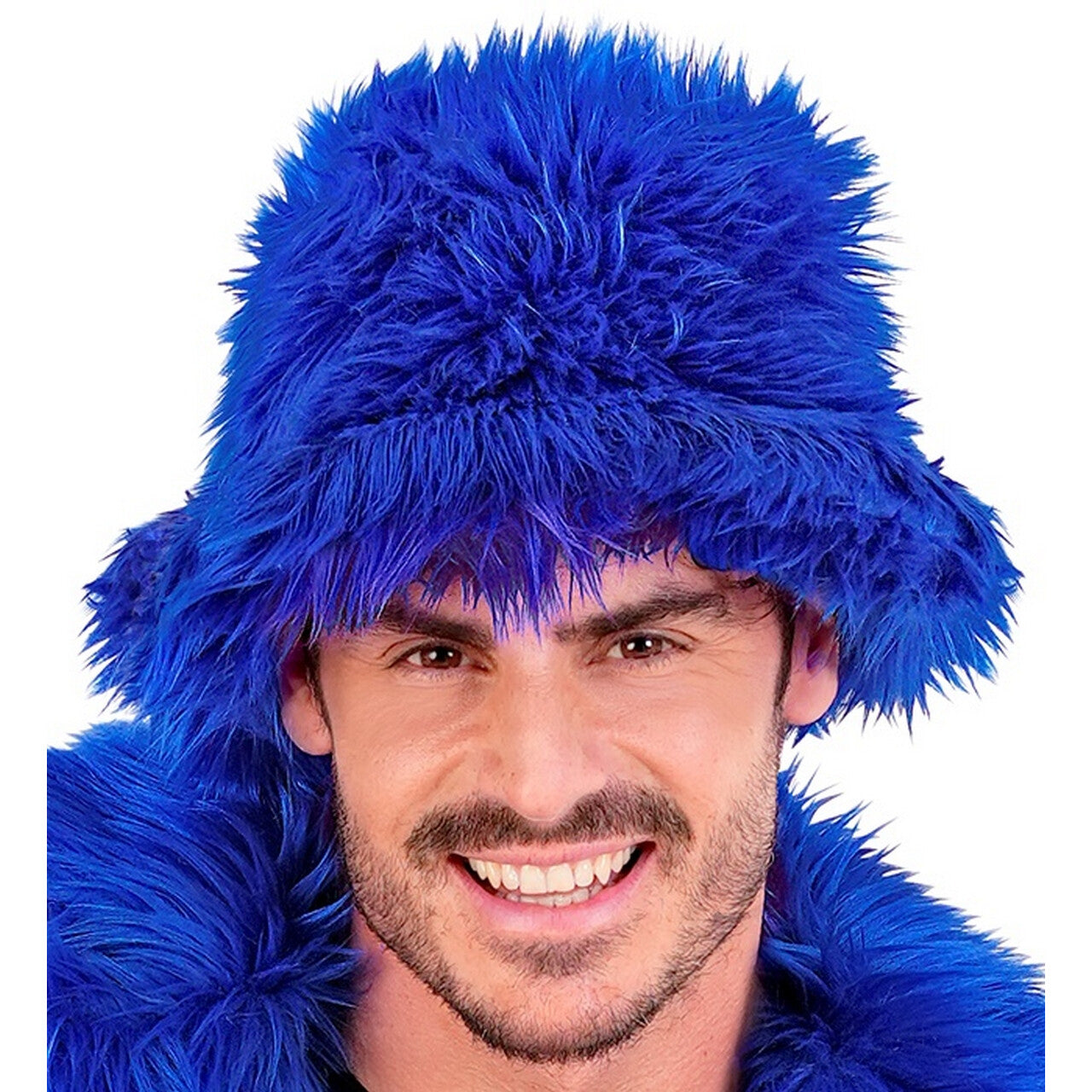 Op deze afbeelding zie je een Accessoires, van het merk Widmann. Warme Buckethat Blauw
