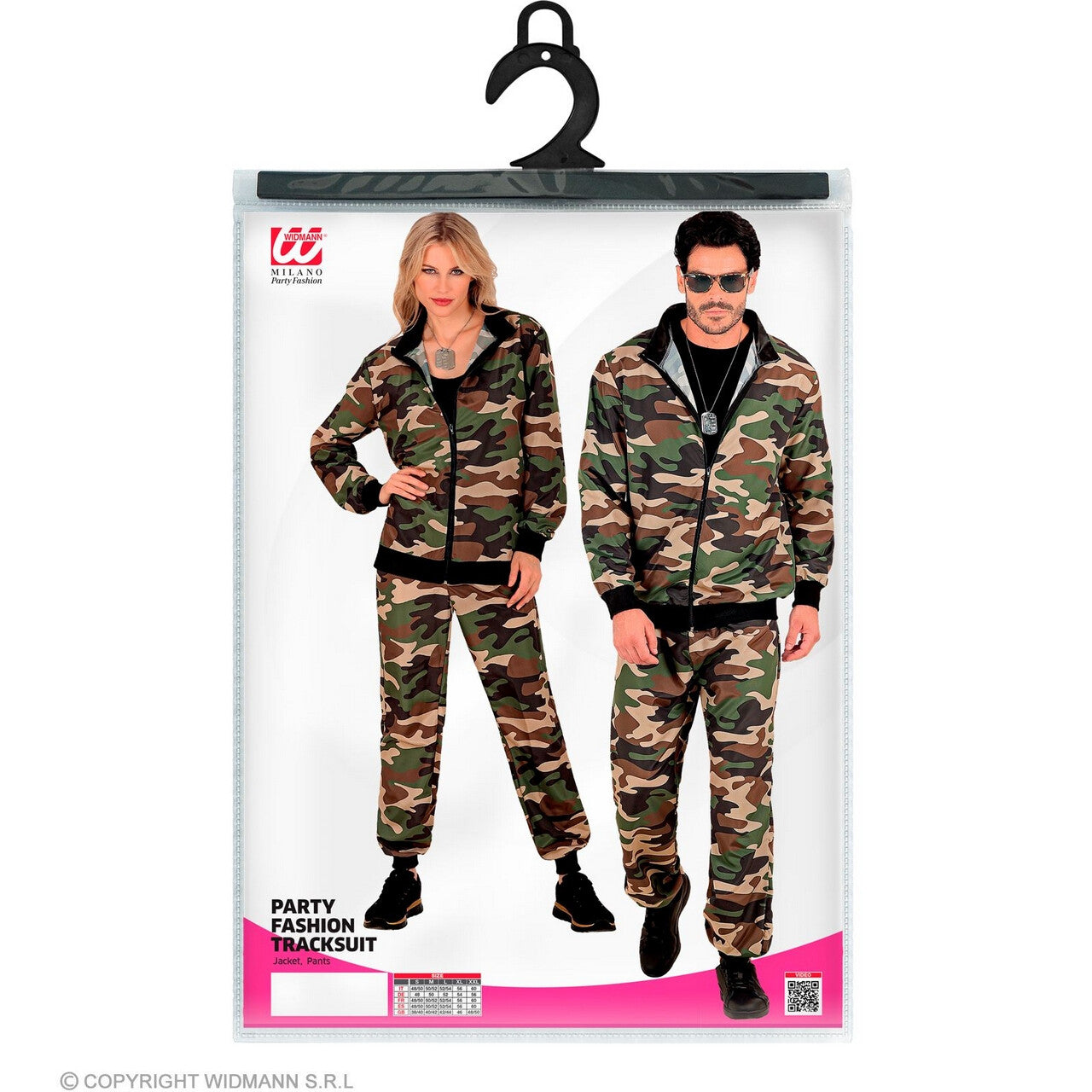 Op deze afbeelding zie je een Kostuums, van het merk Widmann. Militaire Bootcamp Trainingspak Kostuum