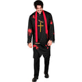 Gehavende Zombie Priester Man Kostuum