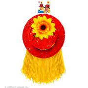 Op deze afbeelding zie je een Accessoires, van het merk Widmann. Blije Bloem Hoed Met Geel Haar