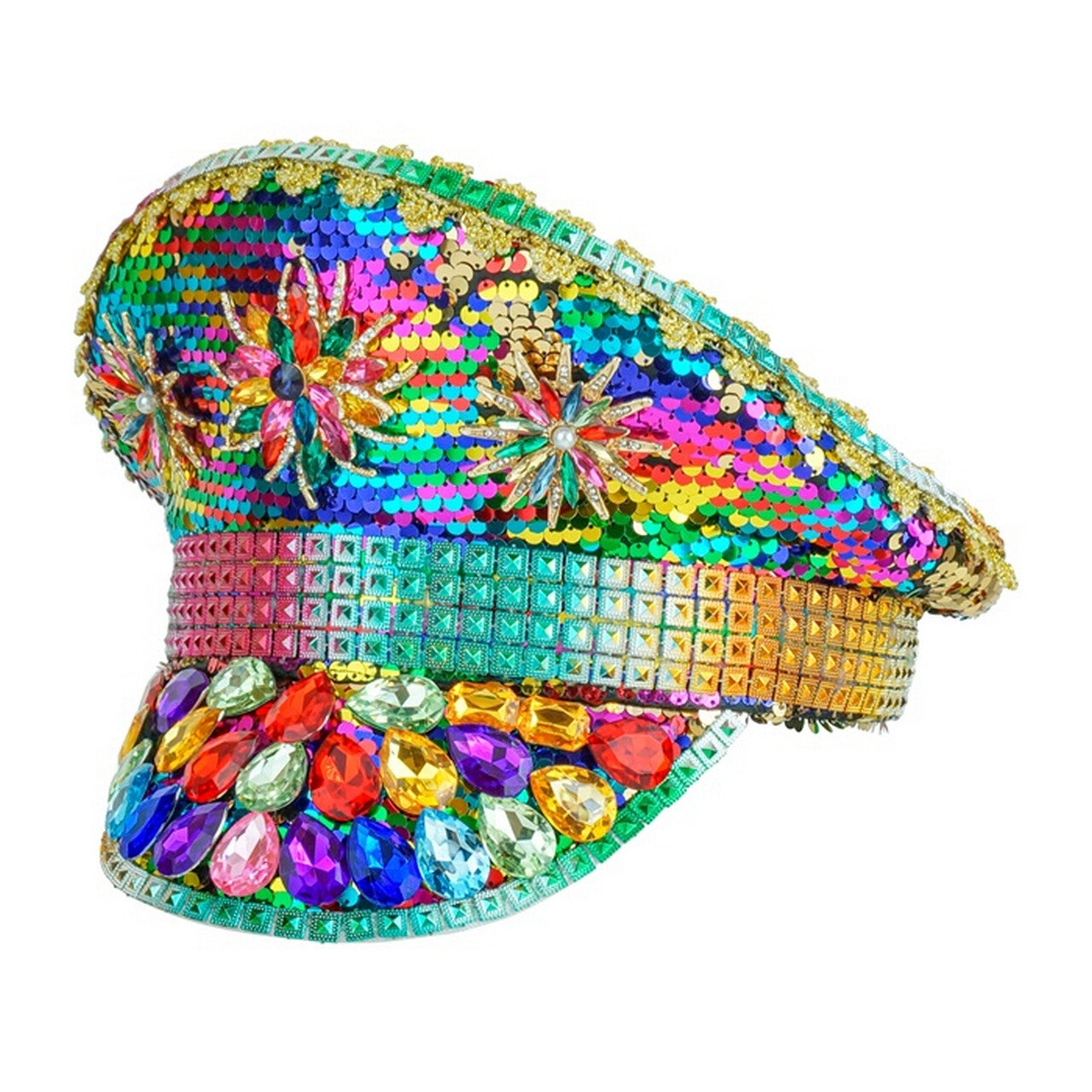 Op deze afbeelding zie je een Accessoires, van het merk Widmann. Festival Pet Rainbow Proud