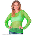 Visnet Shirt Neon Groen Vrouw
